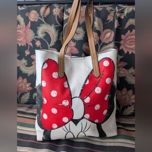 Disney Red and Whiteโ Minnie Tote Bag